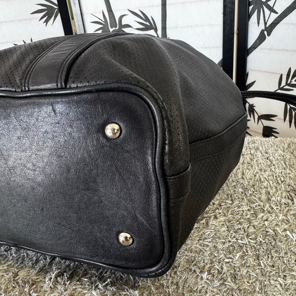 MCM Perforated calfskin leather bucket Tote Bag - Picture 12 of 12